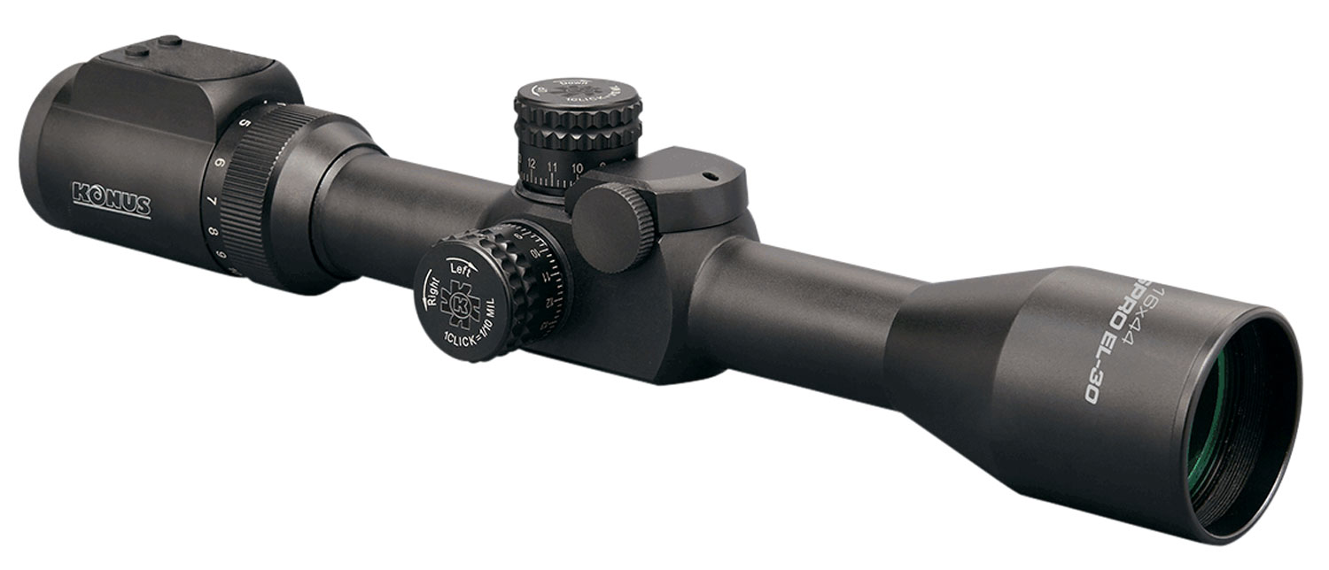 Konus USA KONUSPRO EL-30 4-16x44mm 10 Interchangeable Rifle Scope - 7330 - Konus