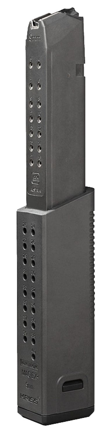 Kriss Mag-Ex2 40 Round 9mm Detachable Extended Magazine, Black - KVA-MX290BL00