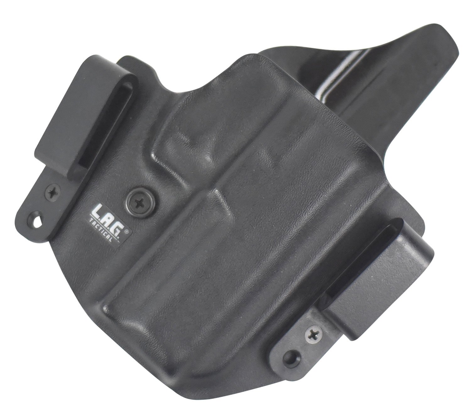 Lag Tactical The Defender Right Hand 1911 4" Inside and Outside the Waistband Combo Holster, Black - 6001 - Lag Tactical