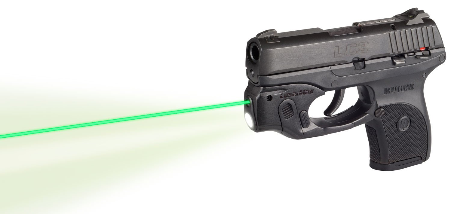 LaserMax Green Laser Sight for Ruger LC9, LC9s, EC9s Concealed Pistols - CF-LC9-C-G