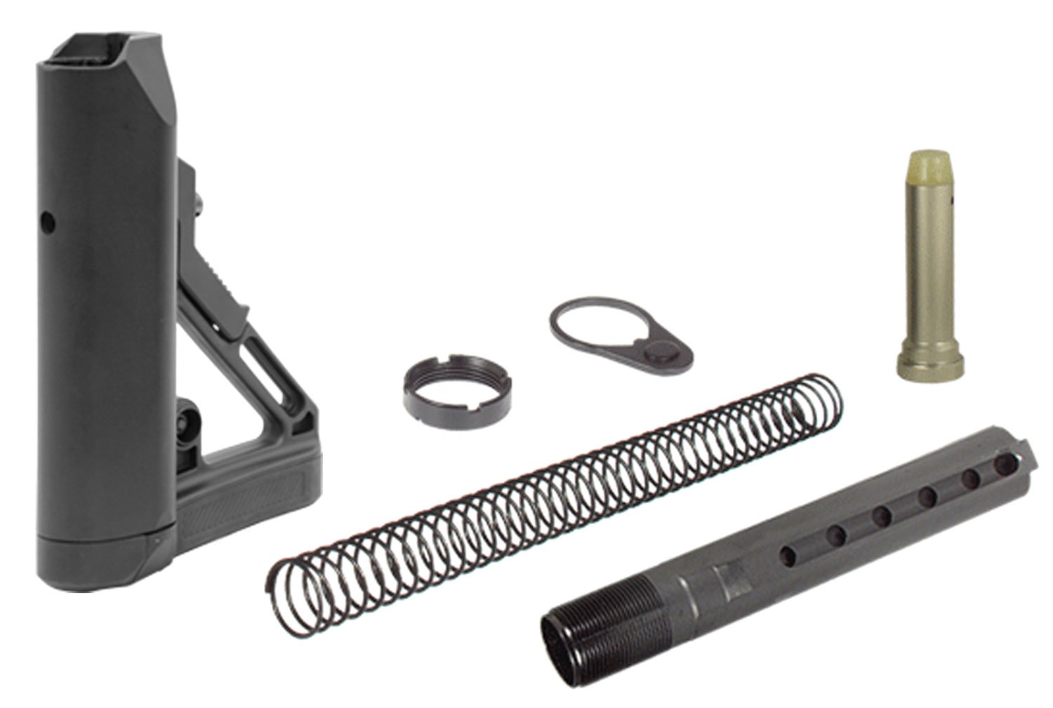 Leapers Ready S1 Mil-Spec Buttstock Kit, Black - RBUS1BM - Utg