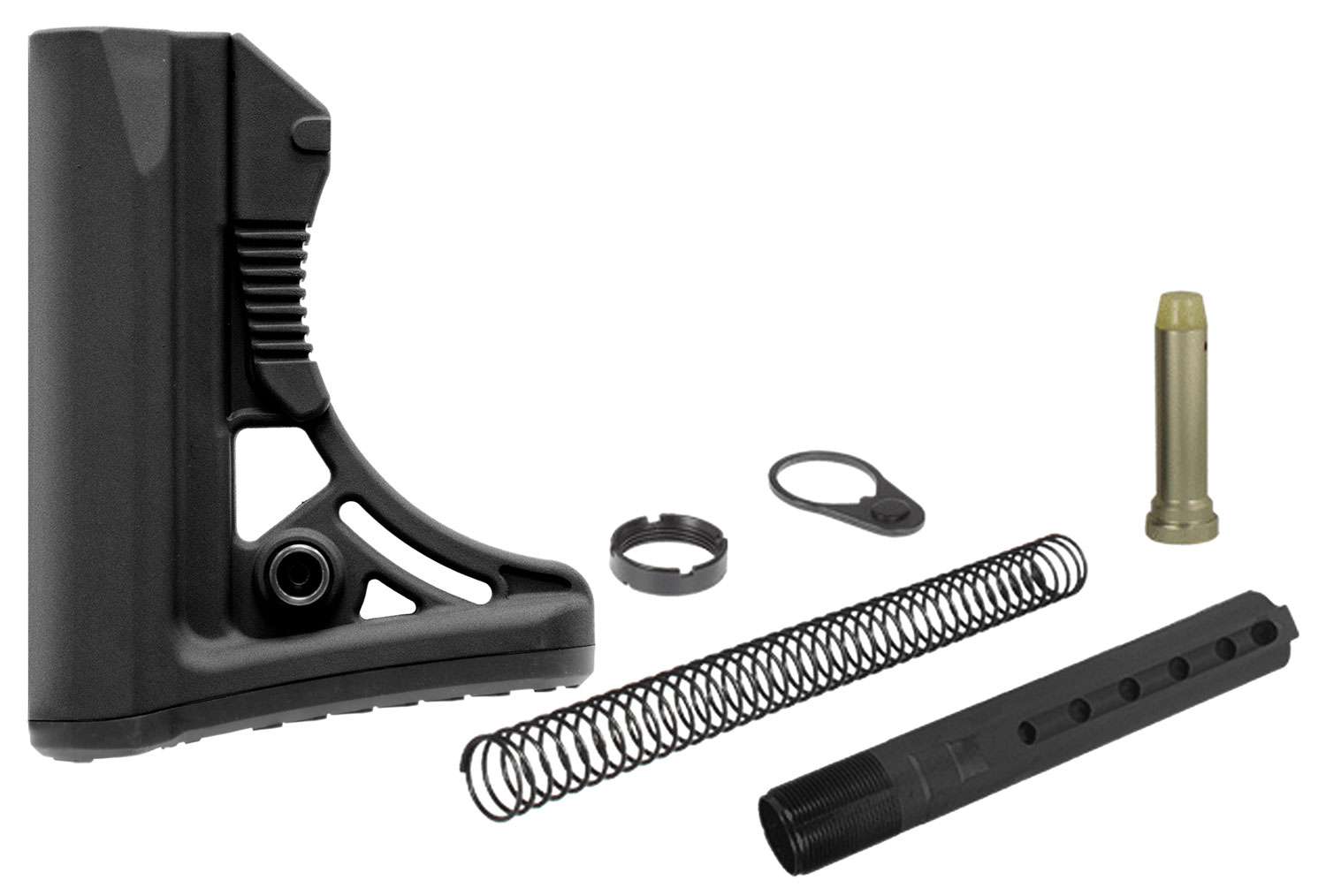 Leapers Ready S3 Mil-Spec Buttstock Kit, Black - RBUS3BM - Utg
