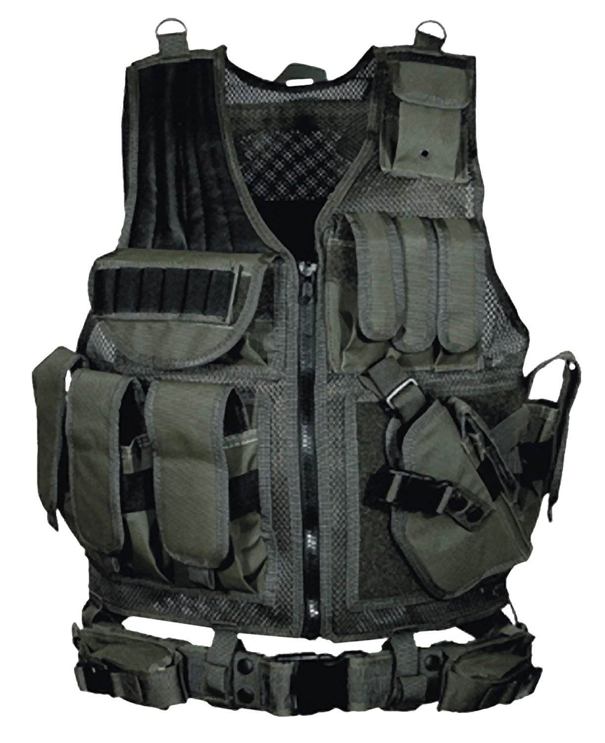 Leapers UTG 1680D Polyester Right Handed Vest, Black - PVCV547BT - Utg