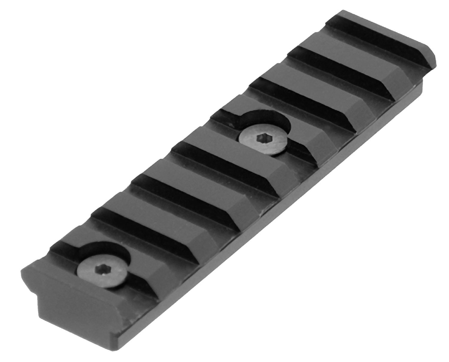 Leapers UTG KeyMod 3.14" Aluminum Picatinny Rail, Hardcoat Anodized Black - MTURS04M