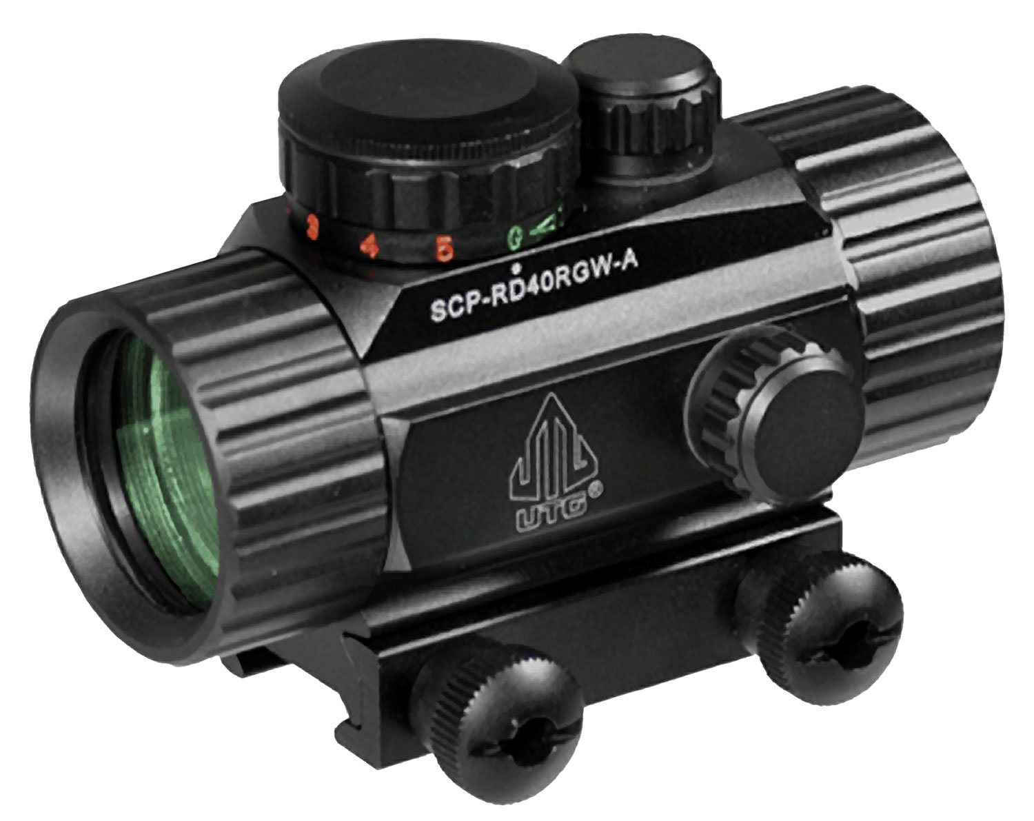 Leapers UTG 1x30mm Red/Green Circle Dot Sight w/ Integral Mount - SCPRD40RGW