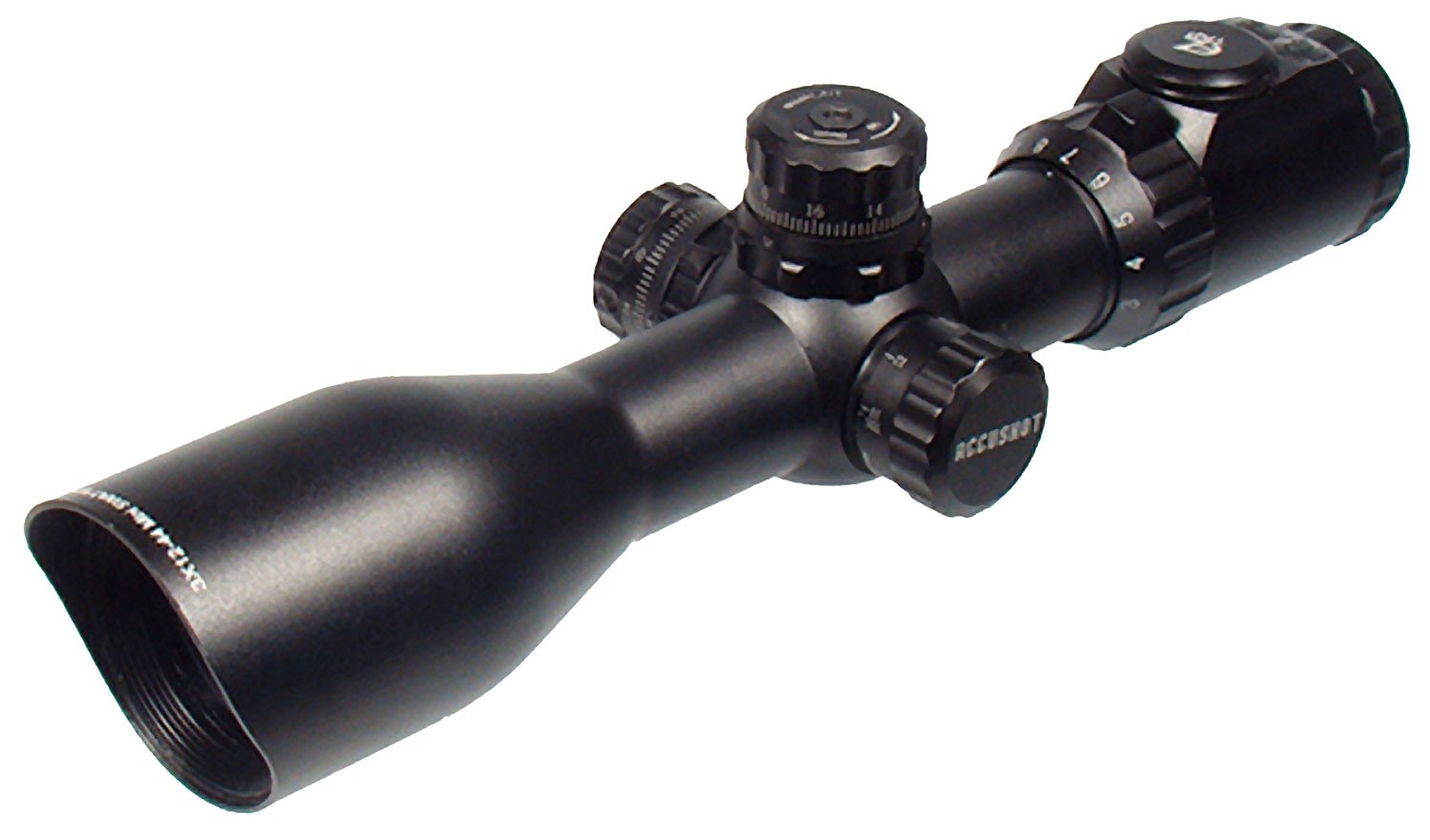 Leapers UTG Accushot 3-12x44mm Illuminated Mil-Dot AO Compact Scope - SCP3UM312AO - Utg