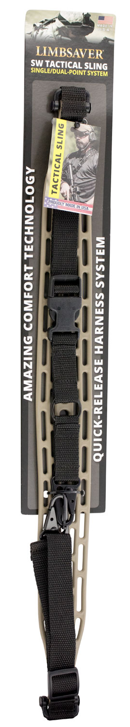 Limbsaver Tactical Special Weapons 1-Point Sling, Black/Tan - 12140 - Limbsaver