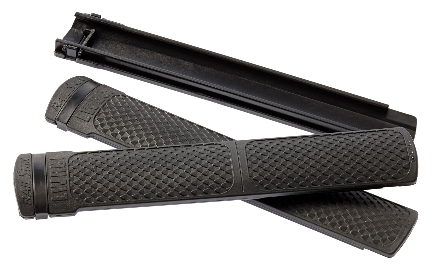LWRC Railskins Picatinny Rail Cover, Black, 3/pack - 200-0071A01 - Lwrc