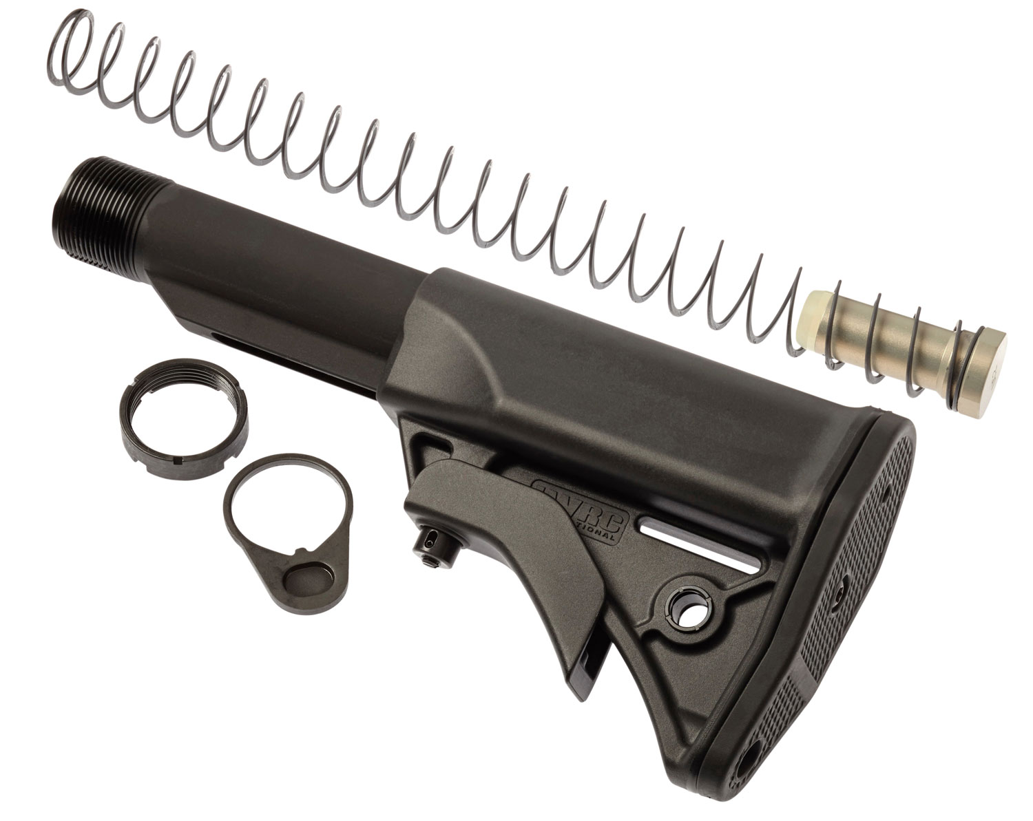 LWRC International UCIW AR-15 / M-16 Stock Kit, Black - 200-0092A01 - Lwrc