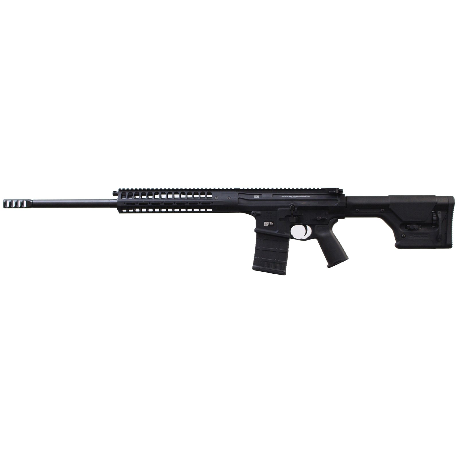 LWRC REPR MKII 6.5 Creedmoor Semi-Automatic AR-10 Rifle, Black - Lwrc