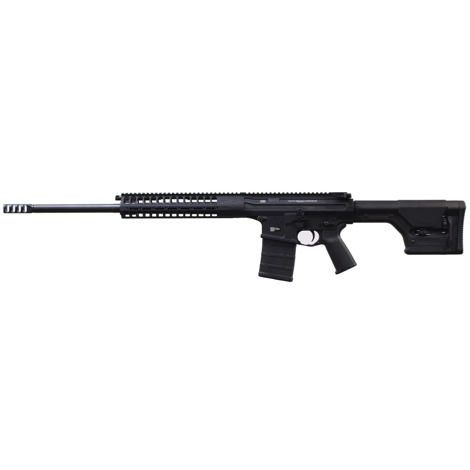 LWRC REPR MKII 6.5 Creedmoor Semi-Automatic AR-10 Rifle, Black