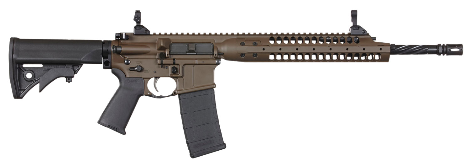 LWRC IC-A5 16" .223 Rem/5.56 Semi-Automatic AR-15 Rifle, Patriot Brown - ICA5RPBC16 - Lwrc