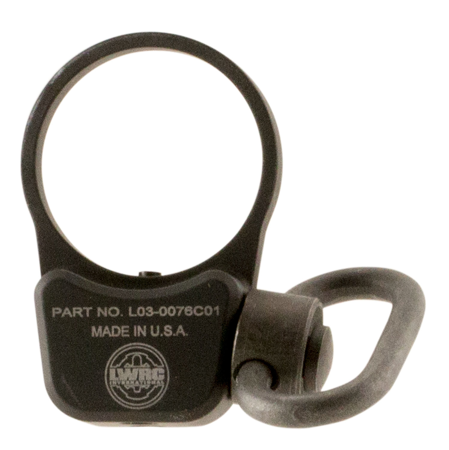 LWRC International Ambidextrous Quick Detachable Sling Mount, Black - 200-0072A01 - Lwrc