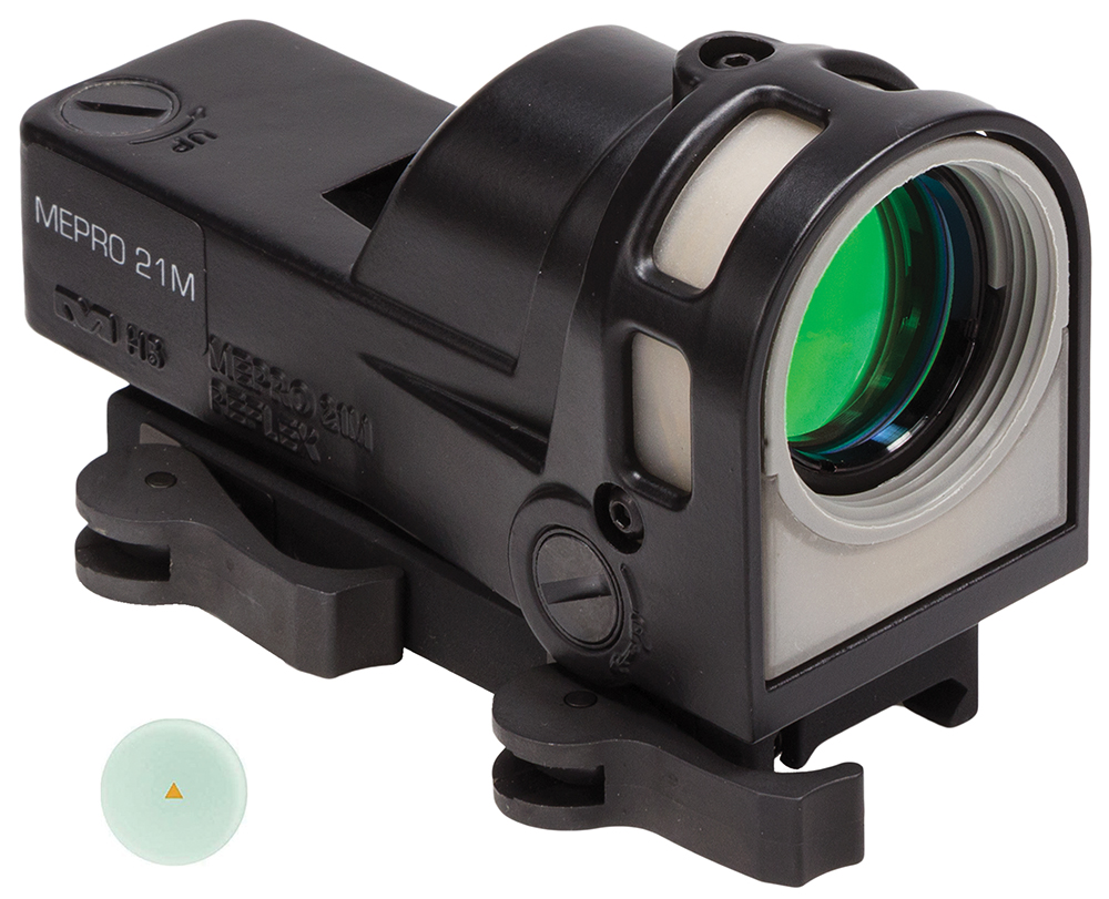 Meprolight MEPRO M21 1x30mm Day/Night Self Illuminated Reflex Sight, 12 MOA Red Triangle Post - ML62641 - Meprolight