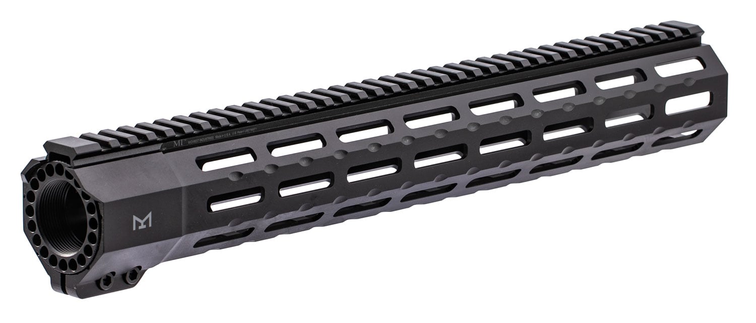 Midwest Industries SP-Series (Suppressor Compatible) 15" AR-15 1-Piece Free Float Handguard - MI-SP15M-BLK - Midwest Industries