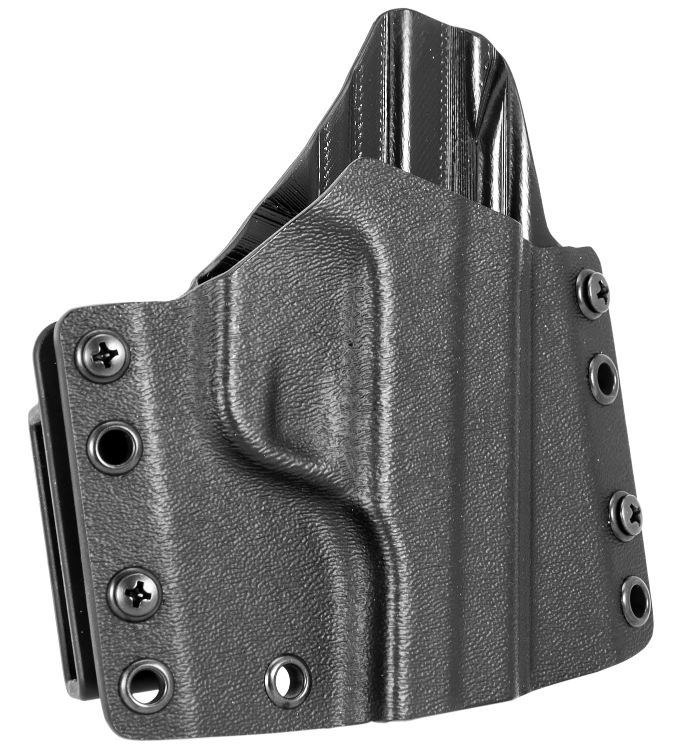 Mission First Tactical Right Hand S&W Bodyguard .380 Outside-The-Waistband Holster, Matte Black - HSWBG380OWB-BL - Mission First Tactical