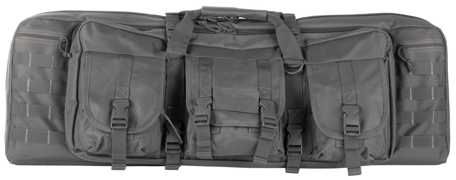 NcStar VISM Double Carbine Case, 42", Urban Gray - CVDC2946U-42 - Ncstar
