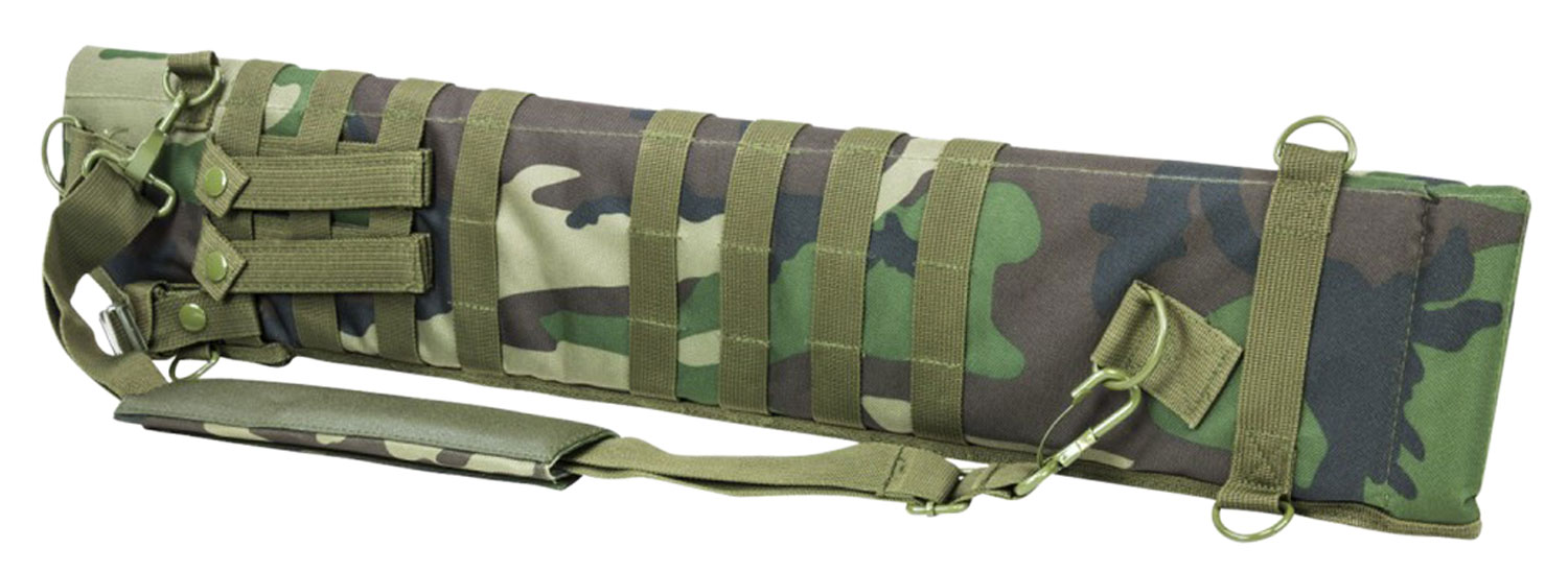 NcStar VISM Tactical Shotgun Scabbard, Woodland Camo - CVSCB2917WC - Ncstar
