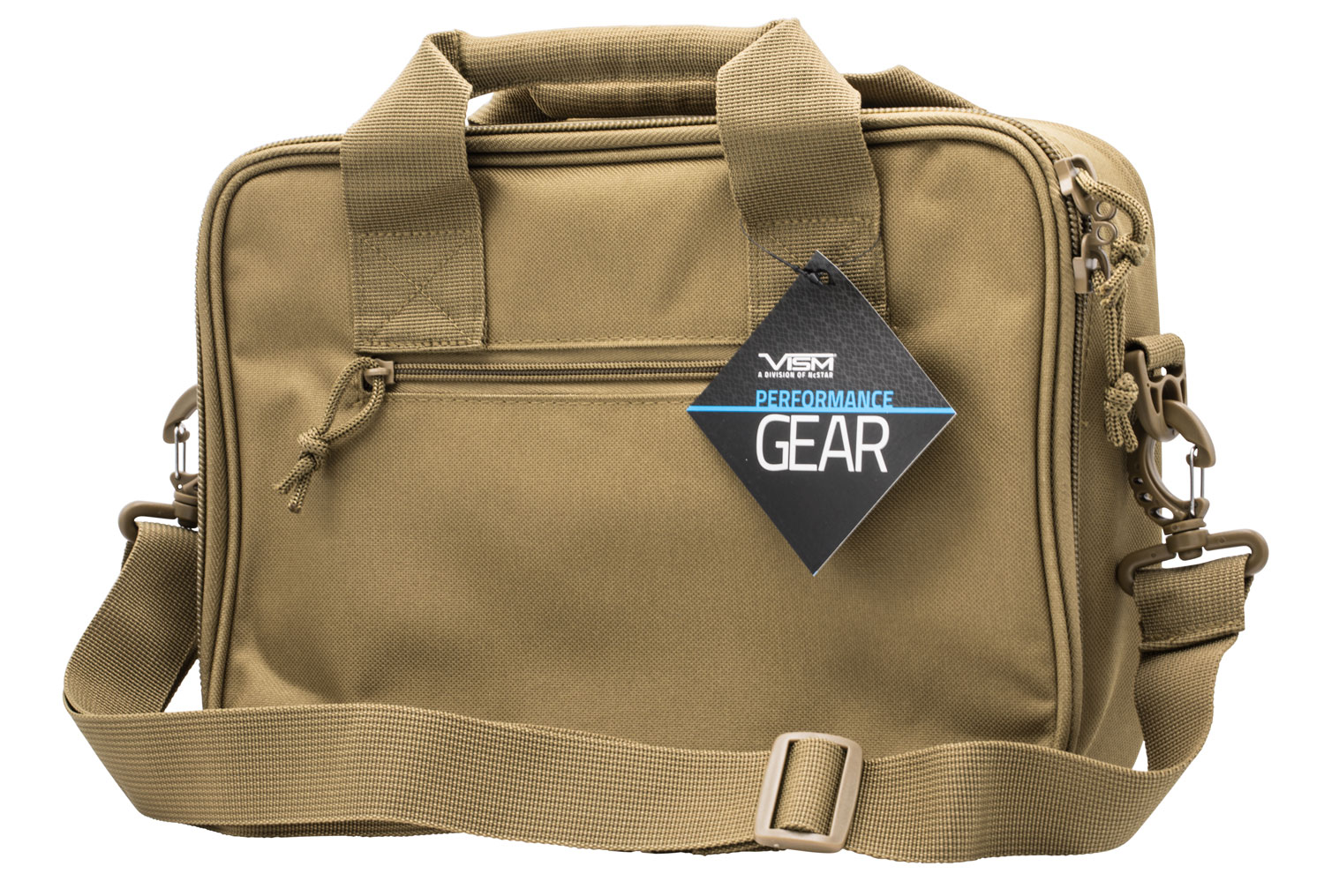 NcStar VISM Double Pistol Range Bag, Tan - CPDX2971T - Ncstar
