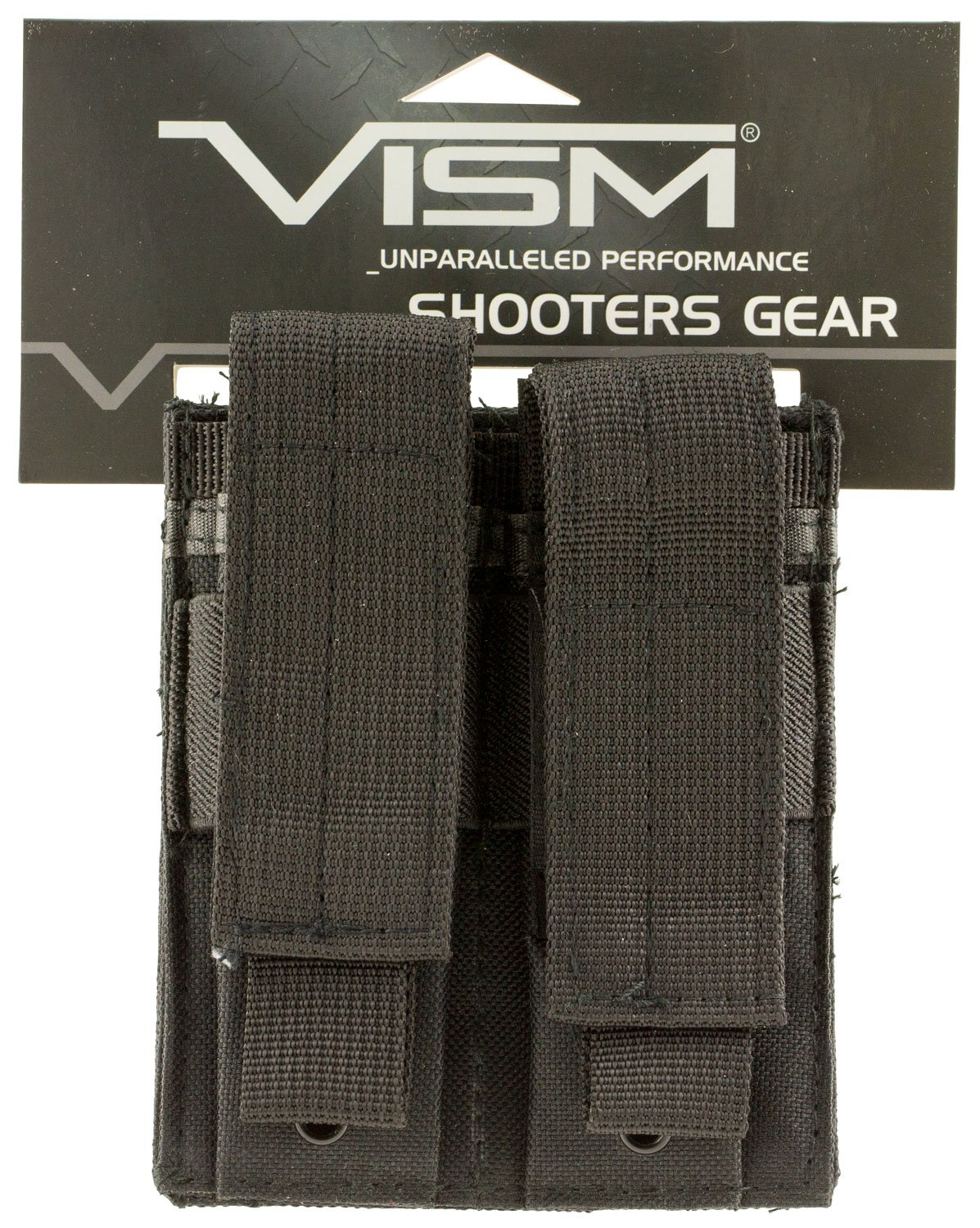 NcStar VISM Double Pistol Magazine Pouch, Black - CVP2P2931B - Ncstar