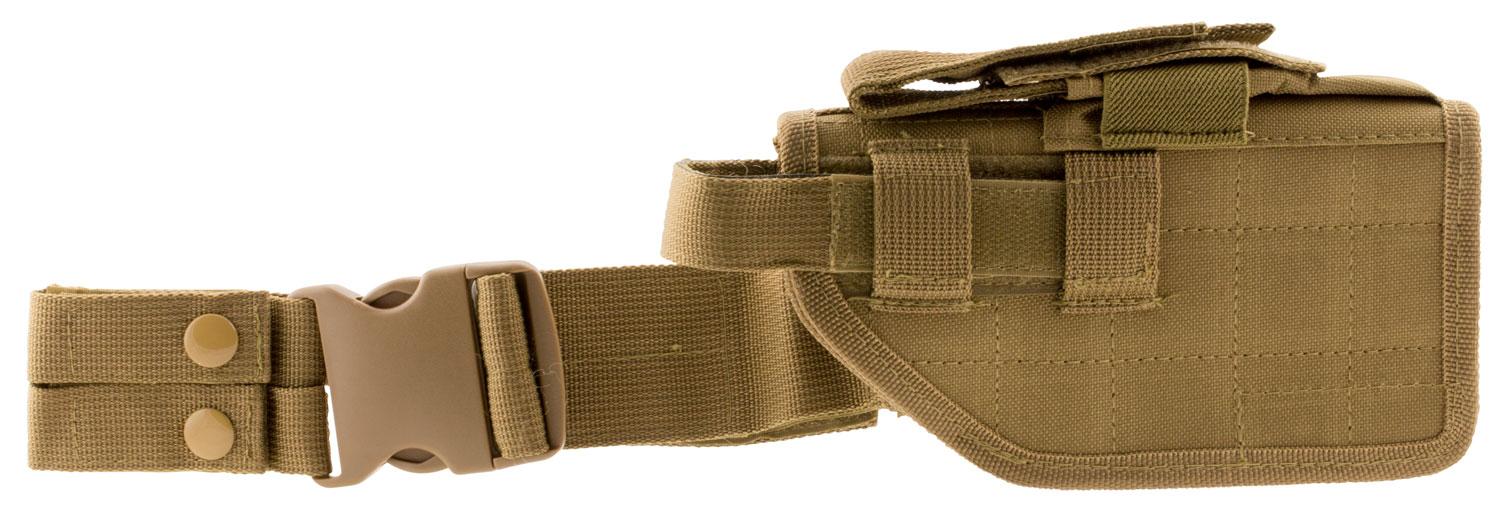 NcStar Right Hand Full Size/Compact Semi-Auto Universal Drop Leg Holster, Tan - CVDLHOL2954-T - Ncstar