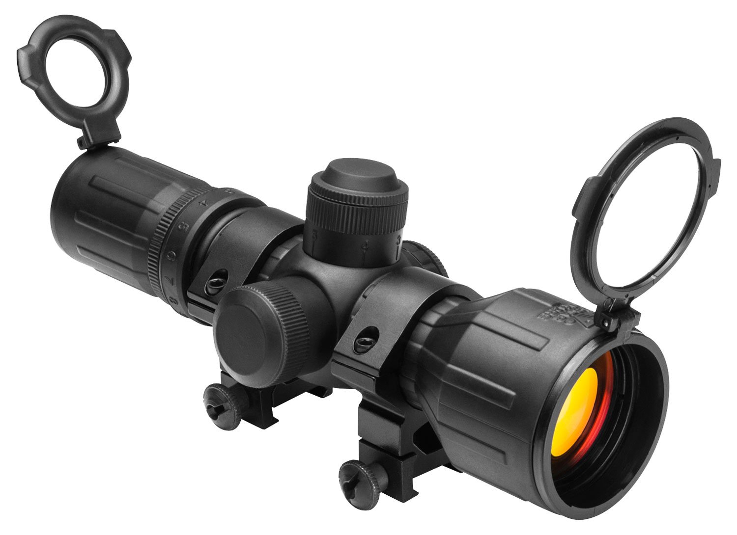 NcStar Compact Tactical 3-9x42mm Illuminated P4 Sniper Rifle Scope - SEECR3942R - Ncstar