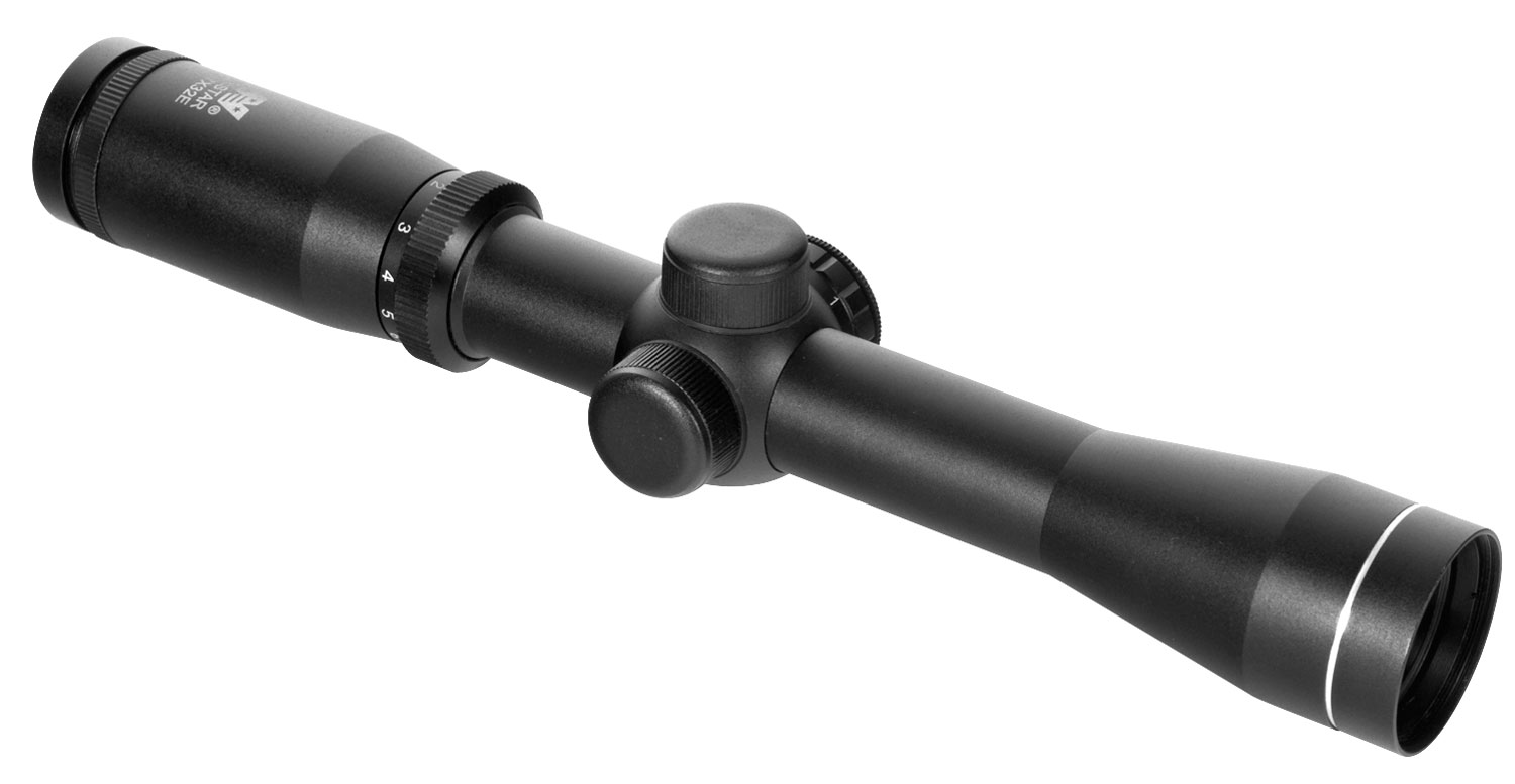 NcStar Pistolero 2-7x32mm Illuminated Red Plex Rifle Scope - SEPB2732B - Ncstar