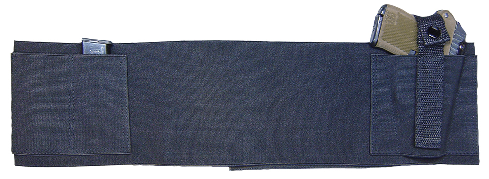 PS Products Medium Handgun Concealed Carry Belly Band, Black - BELLYBANDM - Psp