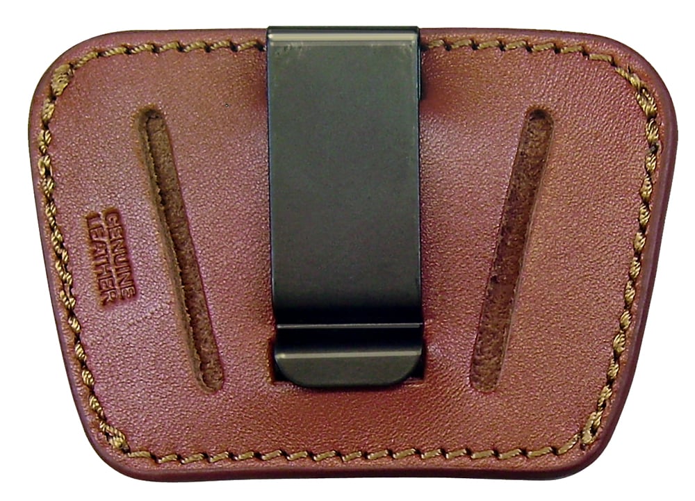 PS Products Ambidextrous Hand Small/Medium Frame Auto Inside/Outside-The-Waistband Concealment Holster, Brown - HL036BRN - Homeland