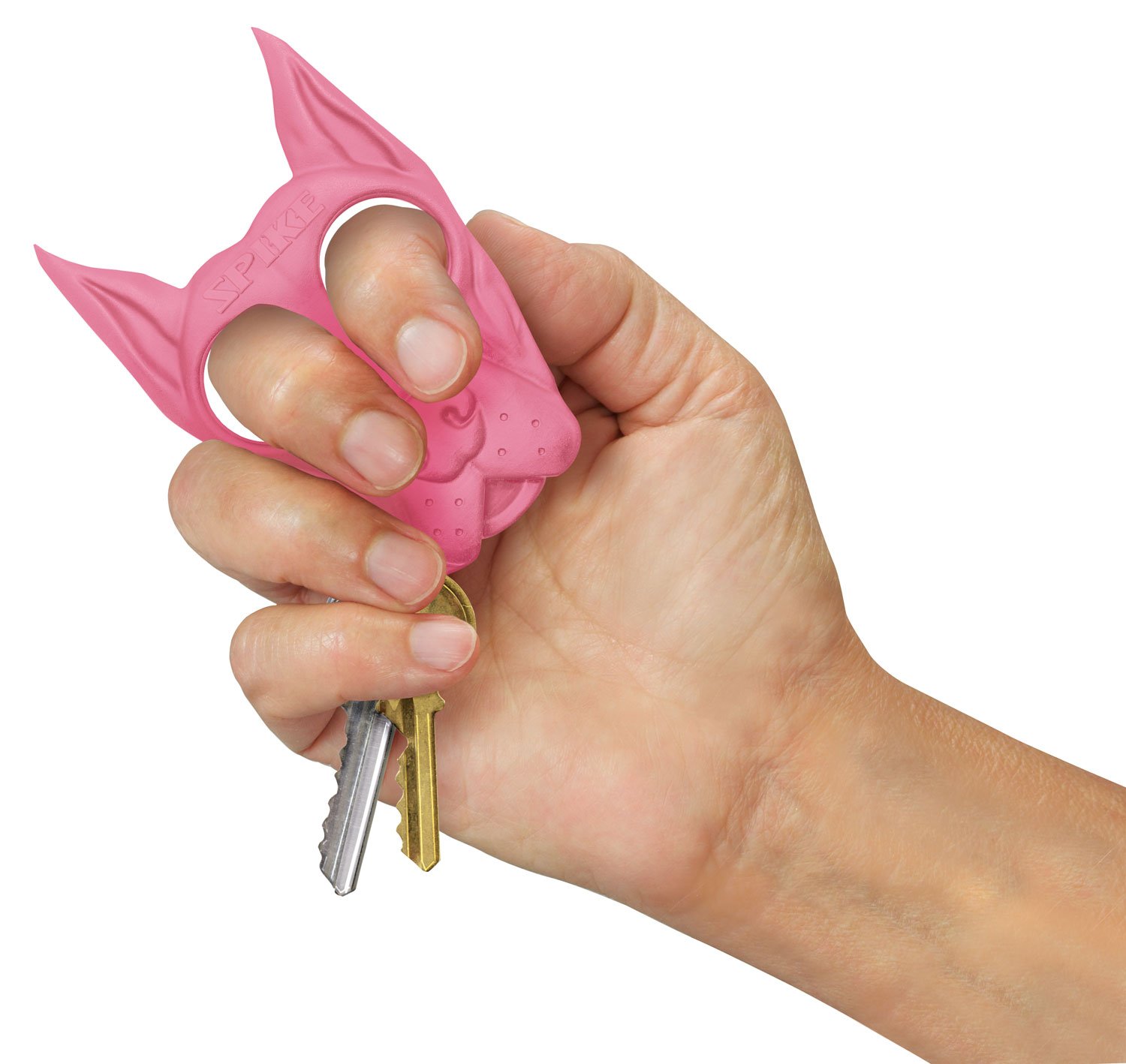PS Products Spike Self Defense Keychain, Pink - SPIKEPK - Psp