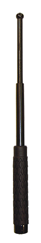 PS Products 16" L Expandable Baton w/ Rubber Handle and Sheath, Black - NS16R - Psp
