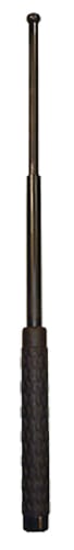 PS Products 21" L Expandable Baton w/ Rubber Handle and Sheath, Black - NS21R - Psp
