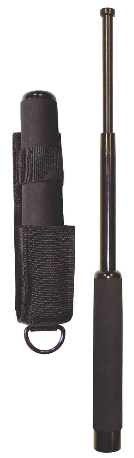 PS Products 16" L Expandable Baton w/ Foam Handle and Sheath, Black - NS16F - Psp