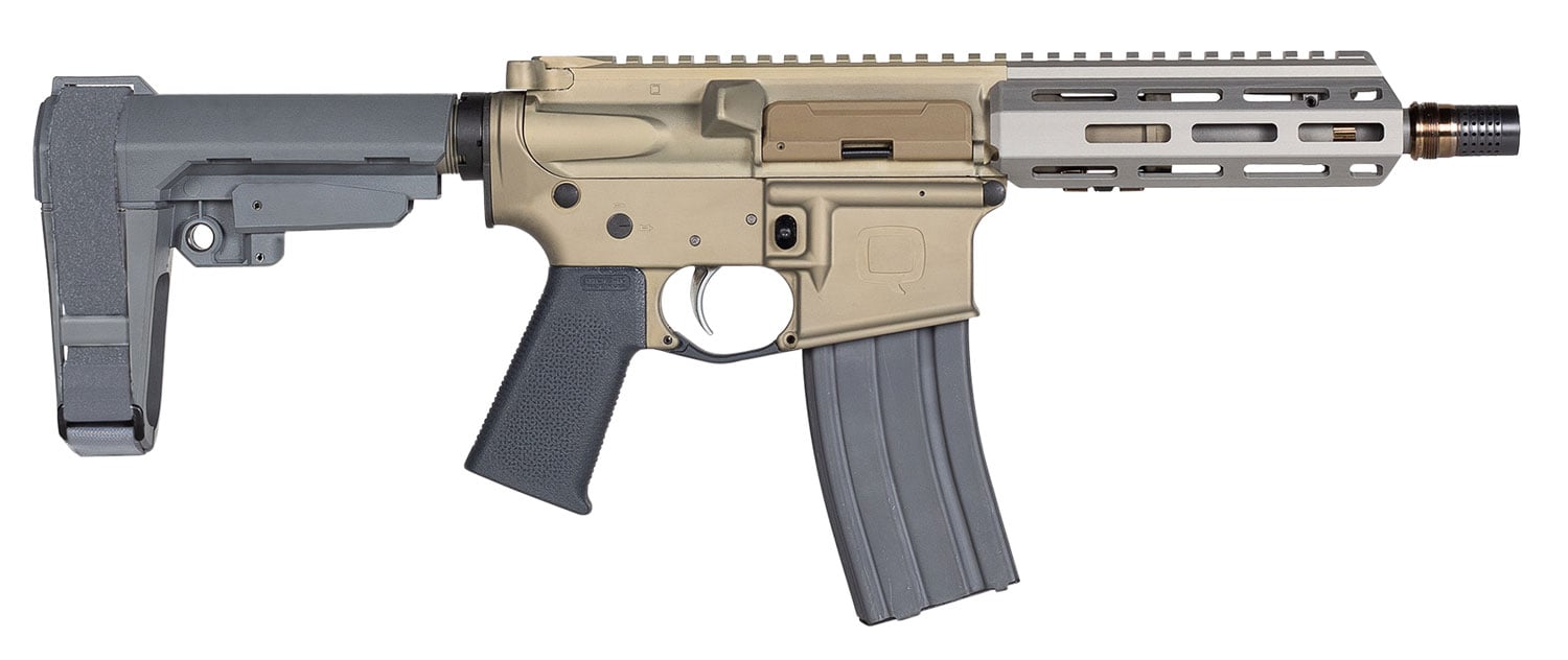 Q LLC Sugar Weasel .300 Blackout Semi-Automatic AR Pistol, FDE - SW-300BLK-7-PISTOL - Q Llc