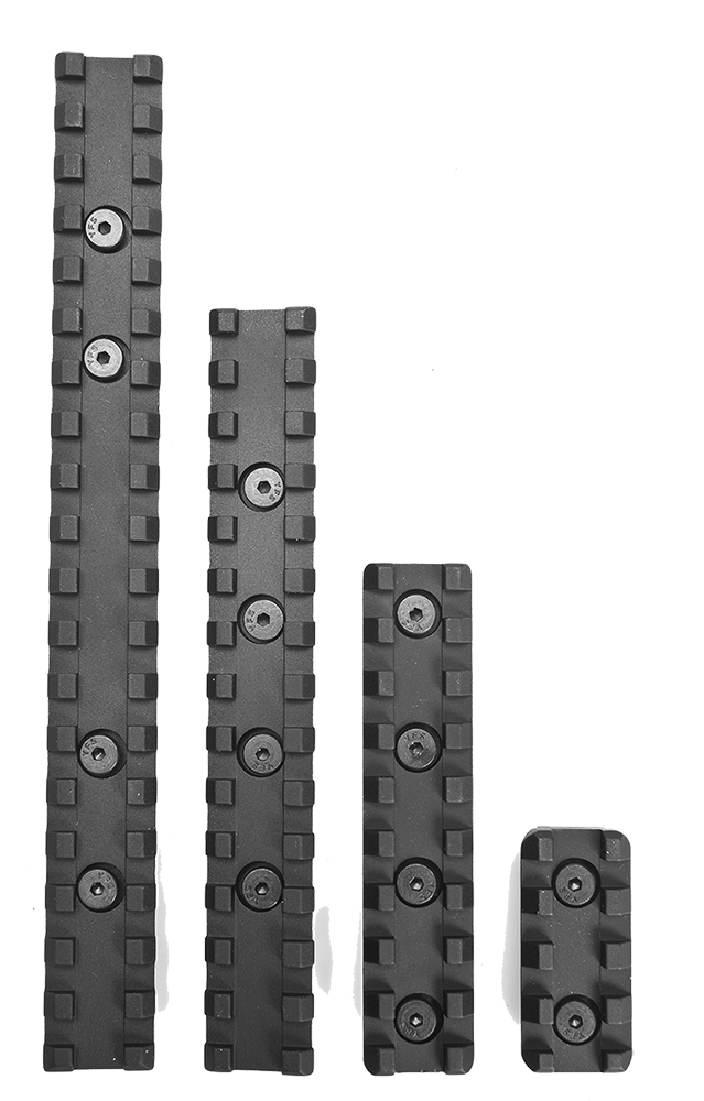 Samson Manufacturing KeyMod 2" 6061 T6 Aluminum Picatinny Rail Kit, Hardcoat Anodized Black - KM-2-KIT - Samson