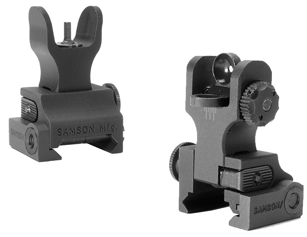 Samson Manufacturing HK Front/A2 Rear Folding Sight Set for AR-15 Style Rifle - QF-FFS-FRS - Samson