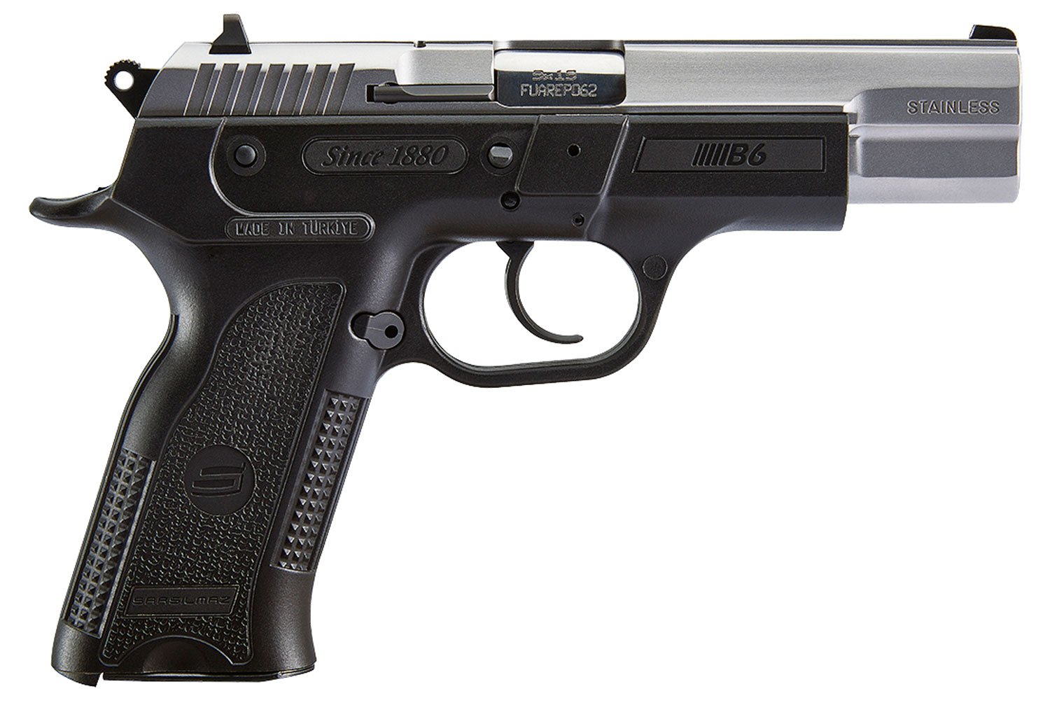 SAR USA B6 9mm Pistol, Blk - B69ST - Sar Usa