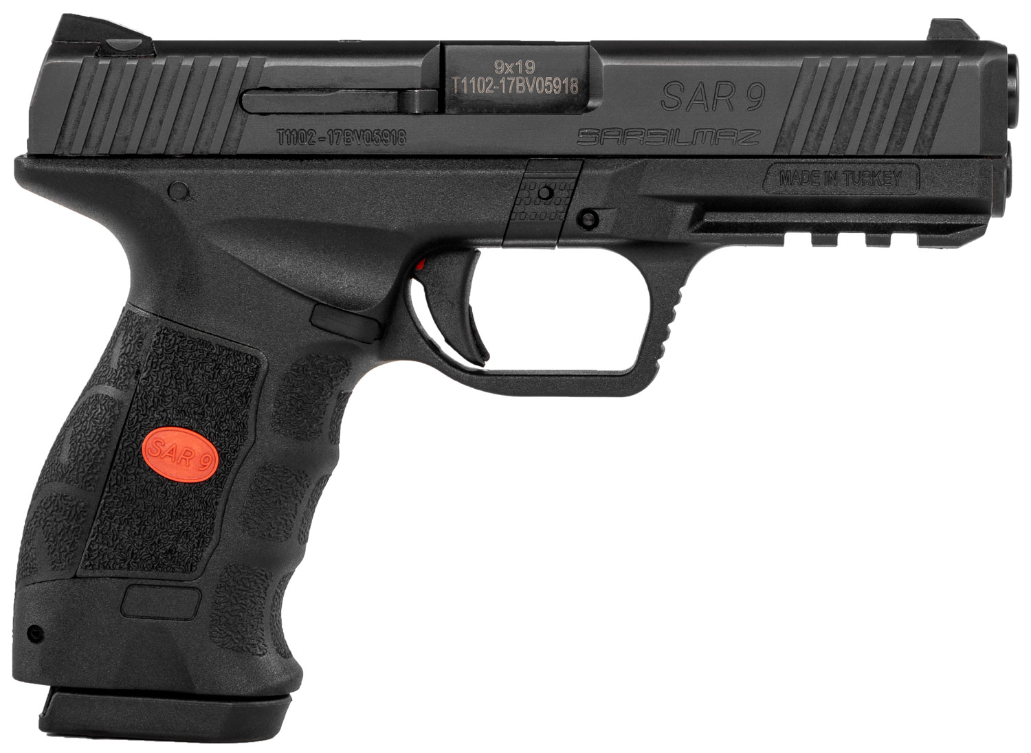 SAR USA SAR9 9mm Pistol, Blk - SAR9BL - Sar Usa