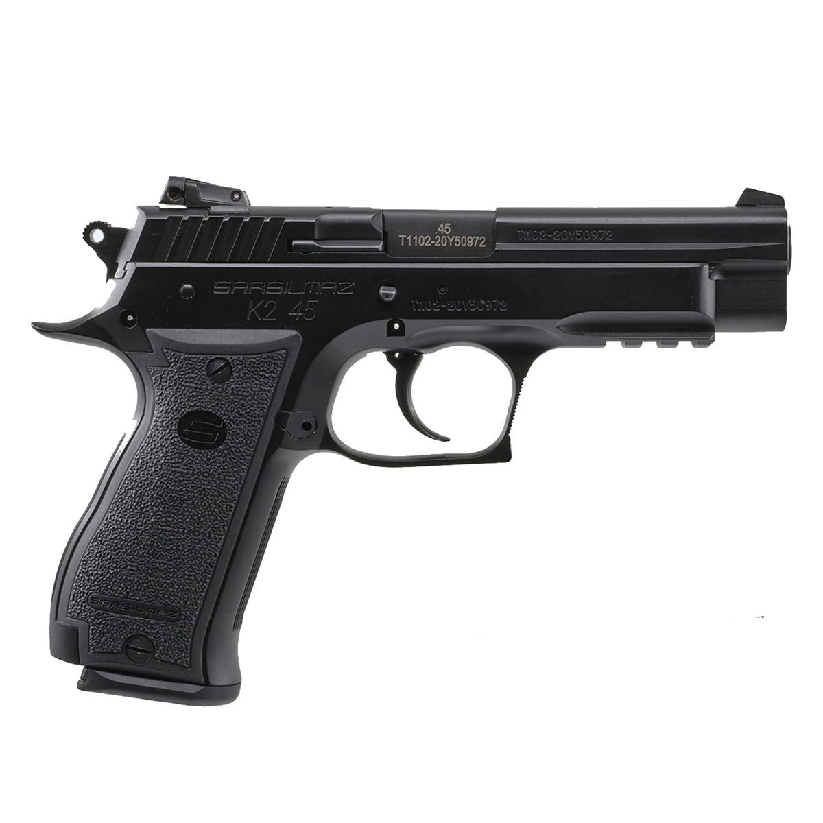 SAR USA K2 .45 ACP 4.7" 13rd Steel Framed Pistol, Black - K245BL - Sar Usa