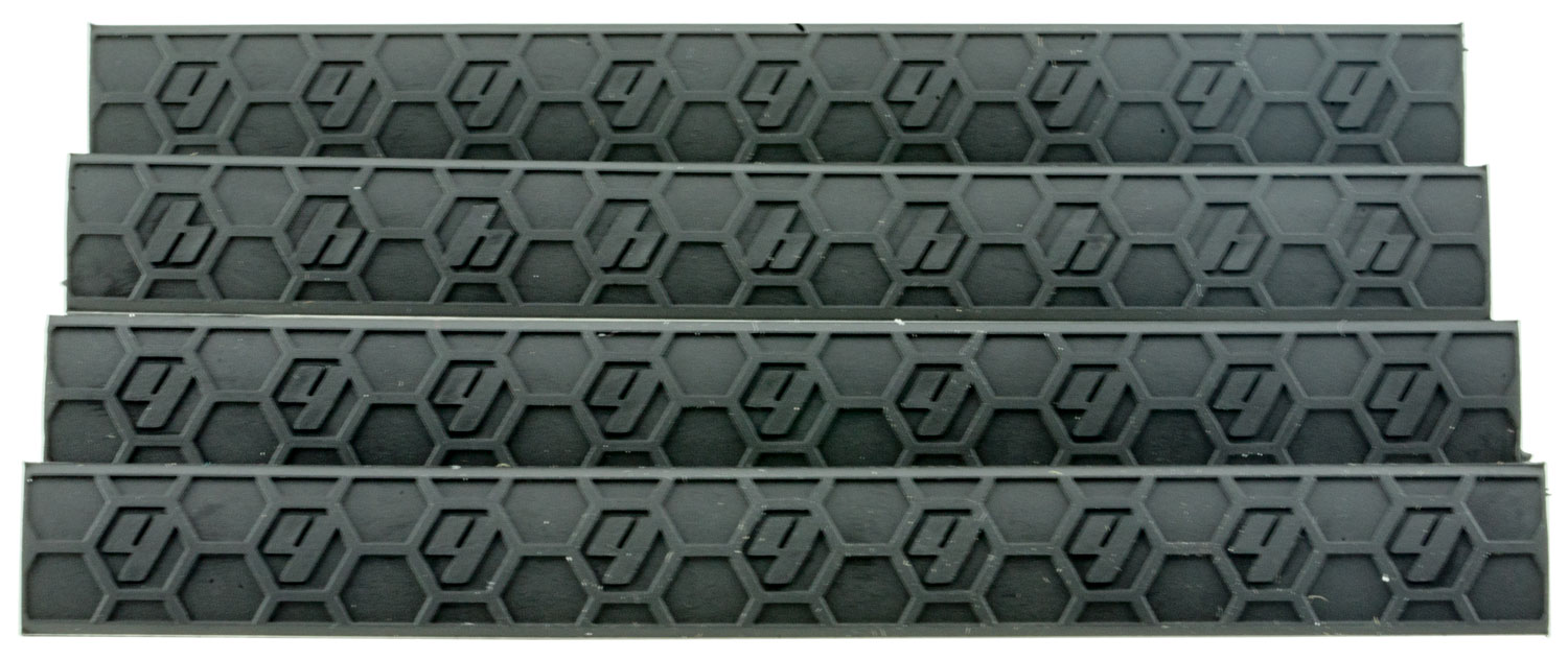 Hexmag Low-Profile KeyMod Polymer Rail Cover, Black - HX-KMC-4PK-BLK - Hexmag