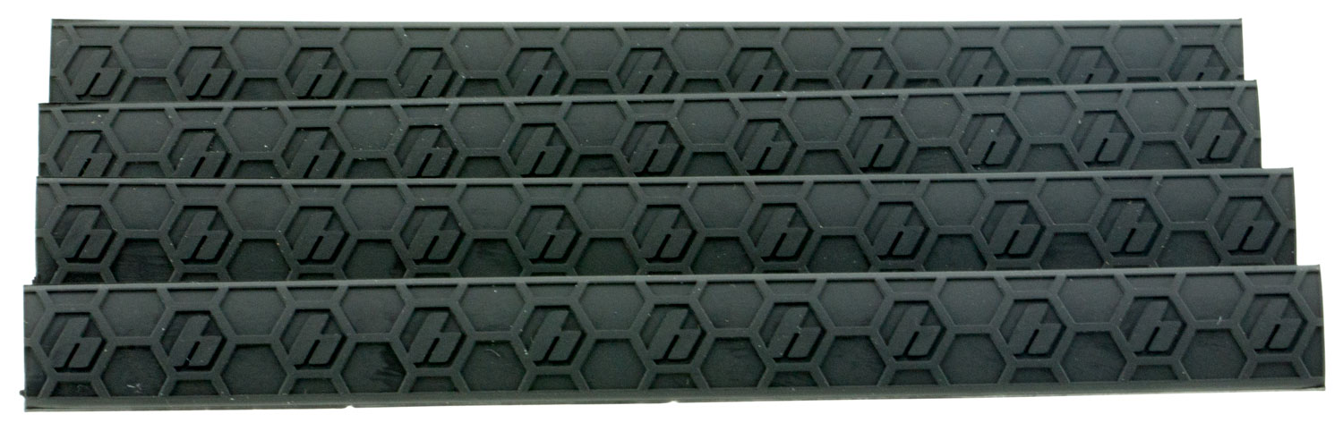 Hexmag Low-Profile M-LOK Polymer Rail Cover, Black - HX-MLC-4PK-BLK - Hexmag