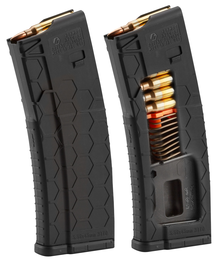 Sentry 15 Round Multi-Caliber Detachable Magazine, Black - HX15/30ARBLK - Hexmag