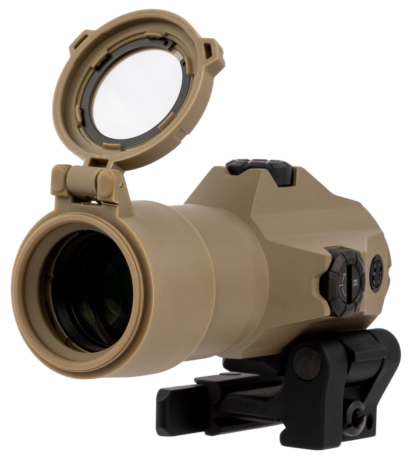 Sig Sauer JULIET4 4x24mm Magnifier, Flat Dark Earth - SOJ41002 - Sig Sauer