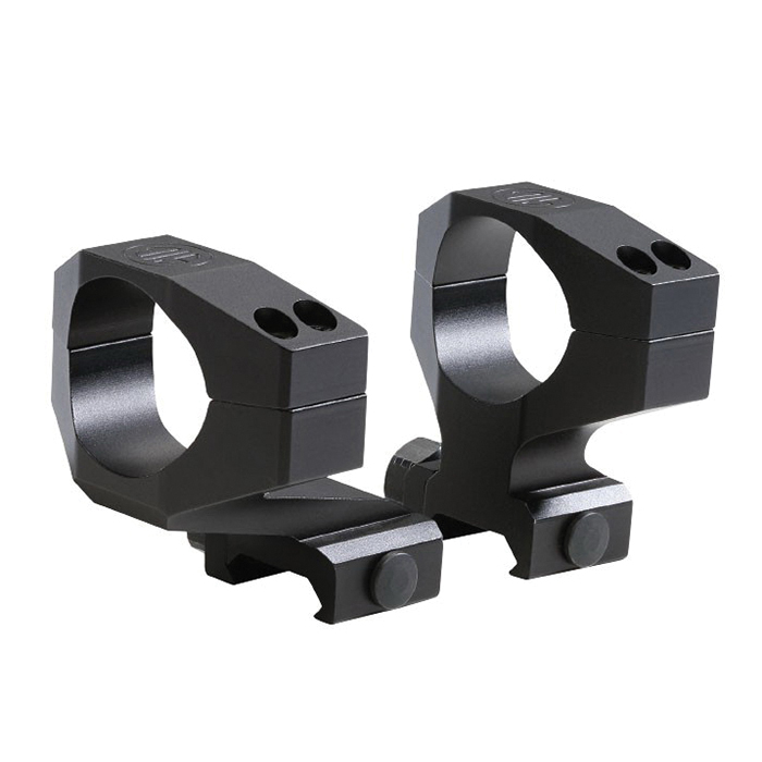 Sig Sauer Alpha-1 30mm X-High 6061 T6 Aluminum 2-Piece Tactical Mount, Anodized Matte Black - SOA10014 - Sig Sauer