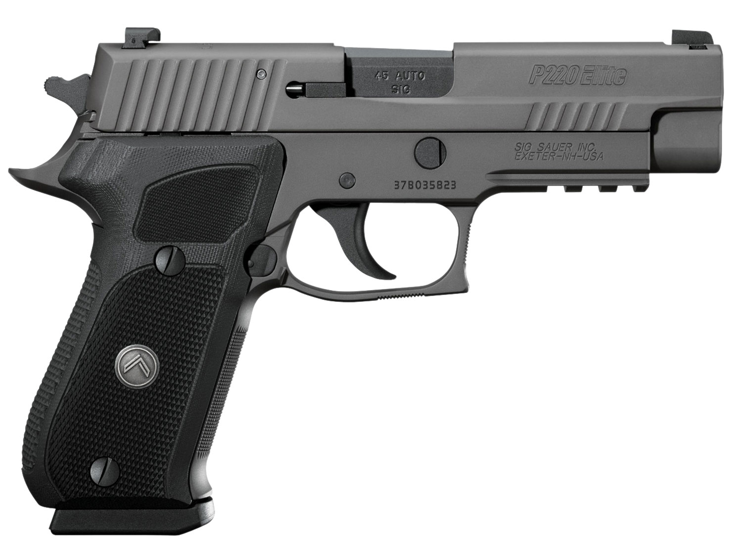 Sig Sauer P220 Full-Size .45 ACP Semi-Automatic Pistol, Legion Gray PVD - 220RM-45-LEGION - Sig Sauer