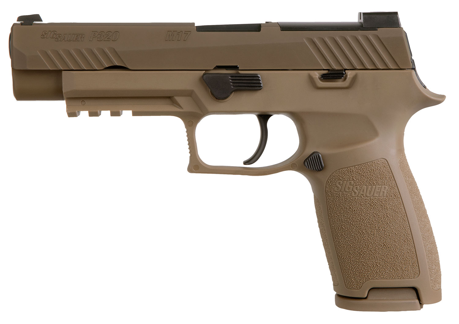 Sig Sauer P320-M17 9mm Semi-Automatic Pistol, Coyote PVD - 320F-9-M17-MS-10 - Sig Sauer