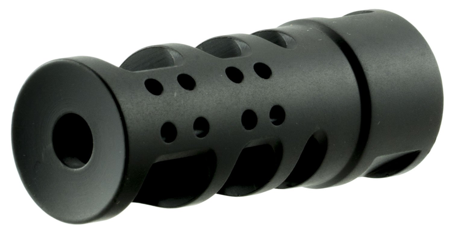 Spikes Tactical R2 1/2-28 Muzzle Brake, .223 Rem/5.56, Black Nitride - SBV1065 - Spikes Tactical