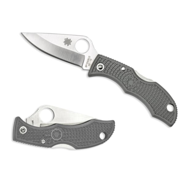 Spyderco Ladybug Clip Point Folding Knife, 1.938", Lightweight Foliage Green - LFGP3 - Spyderco
