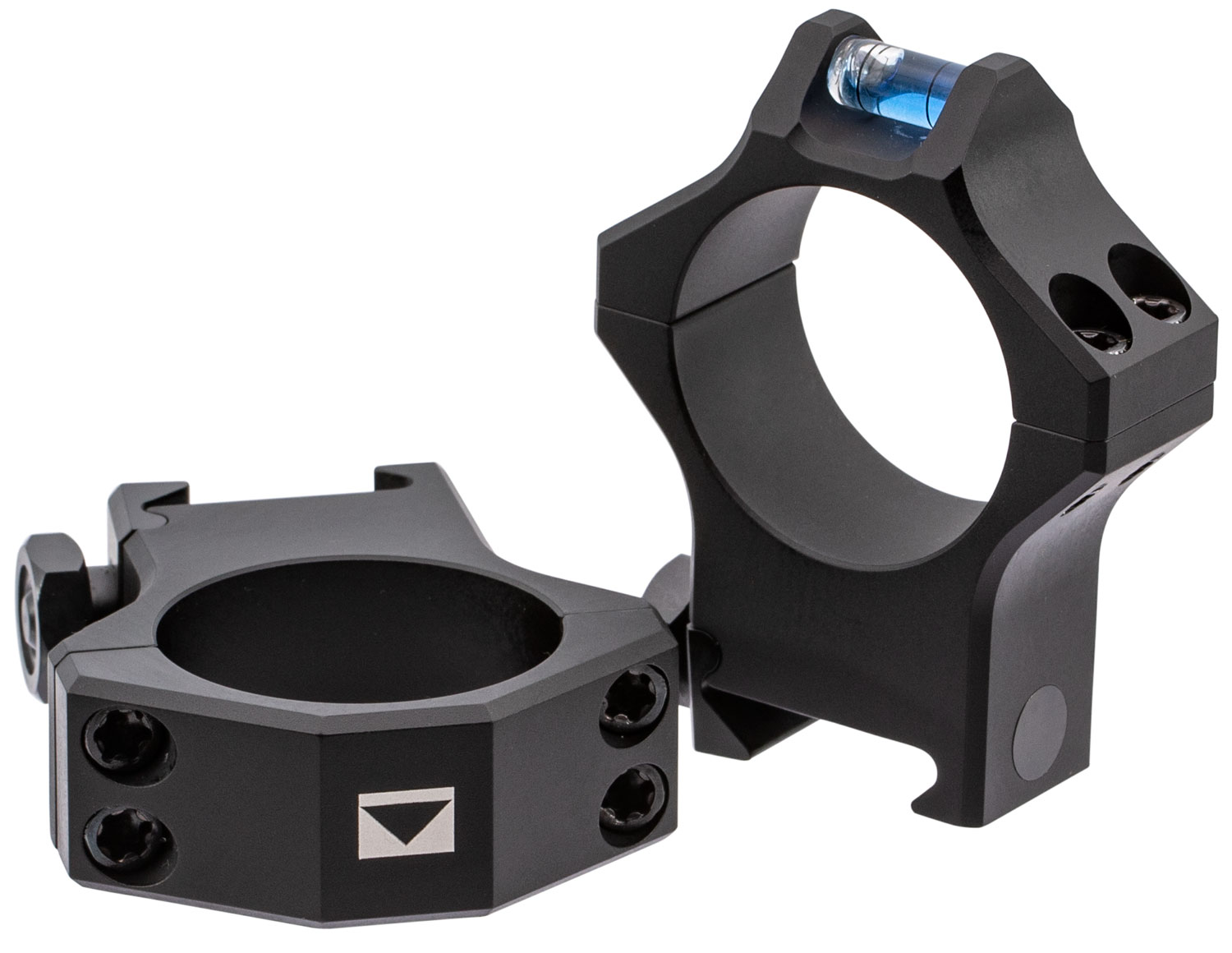 Steiner T-Series 30mm Low Steel 2-Piece Scope Ring, Black - 5960 - Steiner