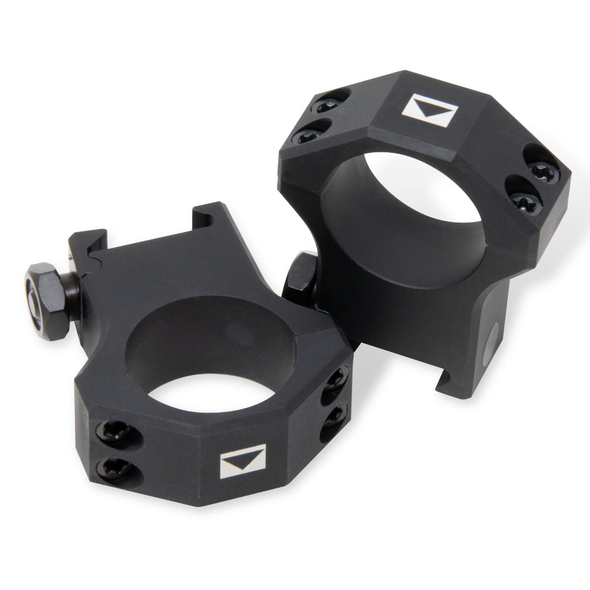 Steiner T-Series 34mm High Steel 2-Piece Scope Ring, Black - 5966 - Steiner Optics